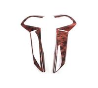 Interior Mouldings Car Centre Console Trim For Accord 8th 08-13 LHD Dashboard Air Vent Cover Gear Shift Steering Wheel Interior Sticker(Steering wheel 1)
