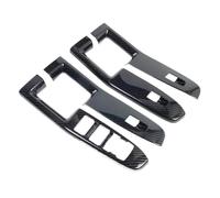 Interior Mouldings Car Door Window Lift Switch Button Panel Cover Trim For Ford For Kuga For Escape 2020 2021 2022 2023 2024(Carbon Fiber Color)