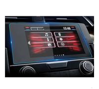 Interior Mouldings Car Interior Sticker For Civic 2016-2022 Navigation Tempered Glass Screen Dashboard Display Protector Cover Protective(Type A)