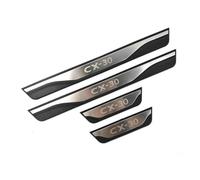 Interior Mouldings Car Interior Sticker For MAZDA CX-30 CX30 CX 30 DM 2019-2023 Door Sill Pedal Welcome Scuff Plate Decoration Cove