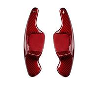 Interior Mouldings Car Steering Wheel Paddle Shift For VW For Golf 8 MK8 R For GTI For Accessories Car Vent Outlet Trim(Carbon fiber red)