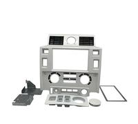 Interior Mouldings For Defender 2007-2016 Car Styling Tuning Interior Parts Double Din Fascia Kit Car Accessory(White)