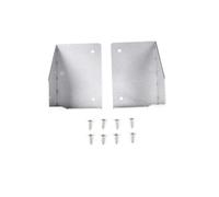 Interior Mouldings For Defender 90 110 2004-2019 Car Front And Rear Seat Base Anti-collision Corner Protection Accessories Car Accessory(Rear row Silver)