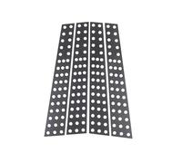 Interior Mouldings for Discovery 3 4 2004-2016 Aluminum Alloy Car Window B-Pillar Center Pillar Trim Sticker 4PCS Car Accessory(A)