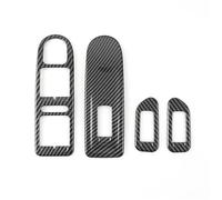 Interior Mouldings For VW For Golf 6 MK6 2010-2013 Interior Window Lifter Switch Control Panel Cover Carbon Texture Inner Accessories Trim Trim Decoration Strips