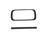 Interior Mouldings Rear Seat Armrest Water Cup Holder Panel Trim Cover Accessories For Volvo XC60 2018 2019 2020(A and B Black)