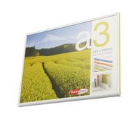 Interior Office Signage A3 Poster Frame | Direction Indicator System| Available in 5 sizes with Accent Coloured Decor Strips - Ideal for Healthcare, Office, facilities management