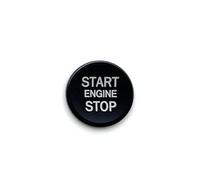 Interior Panel Trim For A4 A5 B9 B8 BT A7 C7 4GB Q5 8R Auto Engine Start Stop Push Button Cover Ignition Ring Decoration Car Accessories(Black)