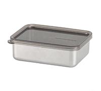 Interior Polished Stainless Steel Food Storage Box with Minimal Contact for Freshness 400/800/1200/2000ml (400ml)