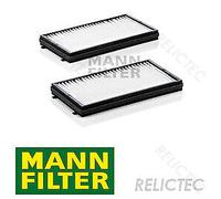 MANN Filter CU3124-2 Cabin Air Filter Fits Alpina B7 BMW 7 Series Rolls-Royce