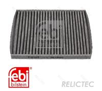 NEW AIR CABIN INTERIOR POLLEN FILTER FOR FIAT FORD ABARTH PANDA VAN 169 KA RU8
