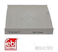 Pollen Filter fits Fiat Febi Bilstein 44783 - OE Matching Quality Precision Fit