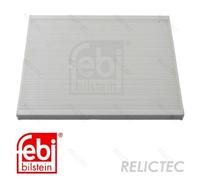 Interior Pollen Cabin Filter Fiat Opel Vauxhall Alfa Romeo Abarth:PUNTO 6808622