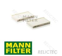 Interior Pollen Cabin Filter for Hyundai:TUCSON 97133-2E960 97133-2E950