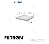 Interior Pollen Cabin Filter for KIA:CEE'D,PRO 971331H000 971332L000AT