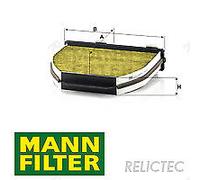 Interior Pollen Cabin Filter MB:W212,S212,W204,S204,C207,C218,X218,A207,X204