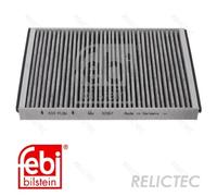 Interior Pollen Cabin Filter Opel Vauxhall:ASTRA G,H,Mk IV 4,Mk V 5,ZAFIRA A