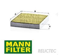 MANN Filter FP2440 Cabin Air Filter Drivers Side Fits Ford Focus Volvo C30 C70