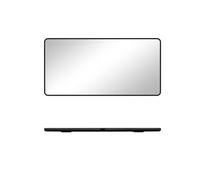 Interior rear view mirror Car Mirror For Sun Visor Large Screen Portable Makeup HD Vanity For Truck SUV Interior Rear View(One size White)