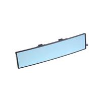 Interior rear view mirror Universal Car Rearview Mirror Interior Rear View Wide Angle Convex 300mm/270mm White/Blue Anti Glare Large Vision(Blue 270MM)