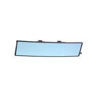 Interior rear view mirror Universal Car Rearview Mirror Interior Rear View Wide Angle Convex 300mm/270mm White/Blue Anti Glare Large Vision(White 300MM)