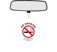 Interior Rearview Mirror Decoration,Auto Reminder Sign with Odor Remover Fragrance - Car Fragrance Tablet for, RV, Truck, Sedan