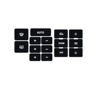 Interior Repair Decal Sticker Compatible with A6 C5 1Pc Black Car Air Condition Climate Heater Control Button Repair Sticker Trim Decals Car Interior Accessories