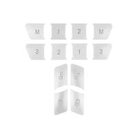 Interior Repair Decal Sticker Compatible with Benz for E Class 2009-2016 for G Class G500 2015-2018 for CLS Class 2012-2017 Door for Seat Memory Lock Button Cover Trim Stickers