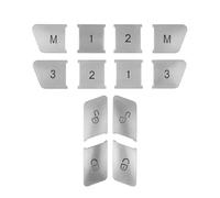 Interior Repair Decal Sticker Compatible with Benz for ML Class 2012-2014 for GL Class 2013-2014 for G Class G500 2013 Car Door Lock Switch Button Cover Trim Sticker