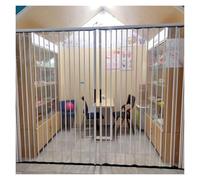 Interior Sliding Accordion Door, Acrylic Transparent Crystal Board Folding Door, for Shopping Malls Hotels & Office Space Saving Soundproof Invisible