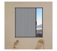 Interior Small Window Folding Door Curtain, 80 90 100 110 120 130 140 150 H Concertina Door, Spacesaving Design, Waterproof Cold-Proof Accordion Door, Full Blackout(135x100cm)