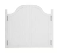 Interior Solid Wood Swing Door, Divider Western Saloon Doors, Partition Door with Metal Hinges for Hallway Kitchen Bar Pub Entrance(White,W70xH90cm(28"x36"))