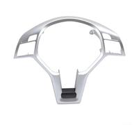 Interior Steering Wheel Decorative Cover, Silver ABS Trim Panel For Mercedes C Class W204 C63 E Class W212 W207 SLK CLA45 CLS Models 2012-2014