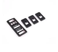 Interior Sticker Styling Compatible With Land For Rover For Range For Rover For Vogue L405 2013-2017 Car Window Glass Lifting Button Decorative Frame Sticker(Matte black)