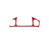 Interior Strips Moulding For Chevy For Corvette C5 1998-2004 Carbon Fiber Interior Car Co-pilot Instrument Panel Trim Frame Cover Stickers Decoration Stickers(Red)