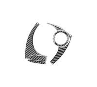 Interior Strips Moulding For Mazda CX-9 2016-2023 Accessories Carbon Fiber Interior Car Speedometer Border Decoration One Click Start Button Trim Frame Center Console
