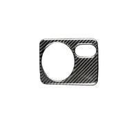 Interior Strips Moulding For Vw For Scirocco R 2009-2016 Car Accessories Carbon Fiber Internal Cover Stickers Headlight Control Switch Decorative Decoration Stickers(Black)