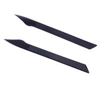 Interior Styling Cover 1 Pair Car Center Console Armrest Box Inside Panel Strip Cover Trim Fit For Dodge For Ram 1500 2018 2019 2020 2021 2022 Carbon Fiber