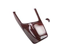 Interior Styling Cover Carbon Fiber Brother Car Interior Decoration Partner Frame Panel Water Stickers Fit for Civic 9th 2012 2013 2014(Black Wood grain1)