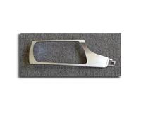 Interior Styling Cover Front Or Rear Air Conditioning Outlet Center Armrest Vent Chrome Plate Frame For A6 C7 2012 2013 2014 2015 2016 2017 2018(Front Left)