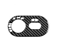 Interior Styling Sticker Car Sticker LHD Headlight Switch Frame Panel for Seat for Ibiza 6l 2003 2004 2005 2006 2007 2008 Accessories Decoration(Black Carbon)