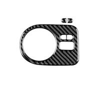 Interior Styling Sticker Car Sticker LHD RHD Headlight Switch Frame Interior Trim for Seat for Ibiza 6j 2009 2010 2011 2012 2013 2014 Accessories Decoration(for LHD Black)