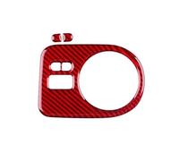 Interior Styling Sticker Car Sticker LHD RHD Headlight Switch Frame Interior Trim for Seat for Ibiza 6j 2009 2010 2011 2012 2013 2014 Accessories Decoration(for RHD Red)