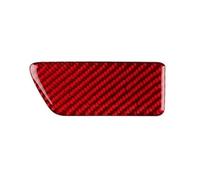 Interior Styling Sticker Real Soft Carbon Fiber Sticker for Seat for Leon 2013 2014 2015 2016 2017 2018 2019 2020 Car Front Passenger Switch Trim Accessories Decoration(for RHD Red)