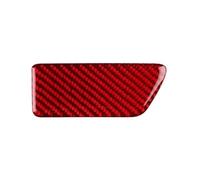 Interior Styling Sticker Real Soft Carbon Fiber Sticker for Seat for Leon 2013 2014 2015 2016 2017 2018 2019 2020 Car Front Passenger Switch Trim Accessories Decoration(for LHD Red)