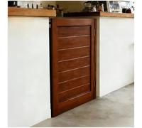 Interior Swing Door, Half Door with Hinges, 180° Open Design, Easy to Install for Indoor Bar or Counter Partition