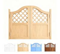 Interior Swinging Doors, Double Cafe Saloon Door, Auto Close Solid Wood Swing Door, W70-150cm Bar Saloon Swinging Half Doors for Barn Porch Entrance(Natural,92 * 90cm)