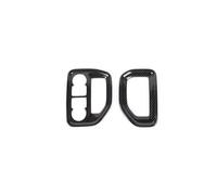 Interior Trim Accessory For GMC For Sierra 2019 Up Carbon Fiber Grain Car Interior Exterior Decoration Cover Car Interior(Air outlet decor)