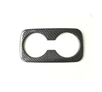 Interior Trim Accessory For Hyundai For Tucson 2014 2015 2016 ABS Chrome Rear Seat Cup Sticker Water Holder Cover Trim Accessories(ABS carbon fibre look)