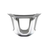 Interior Trim Accessory for Peugeot 2008 208 2014-2018 Accessories Car Steering Wheel Decoration Cover Trim Sticker Car Interior(Matte Sliver)